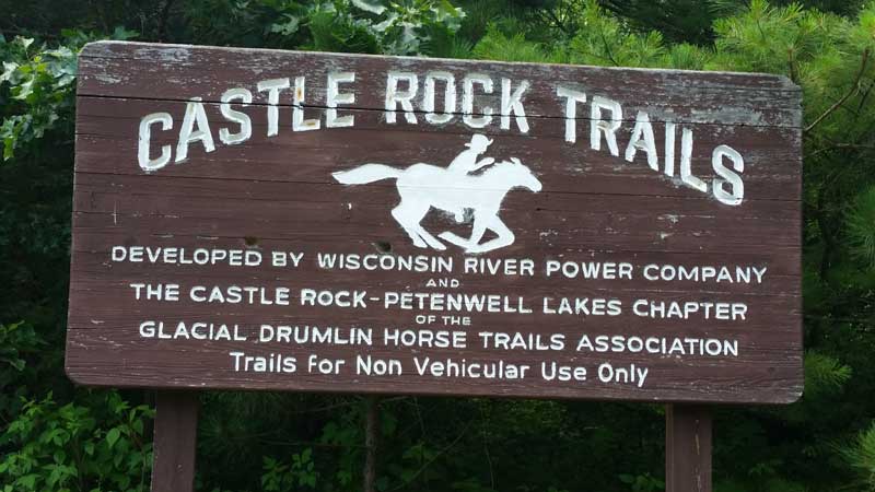 Castle Rock Petenwell Lakes Trails